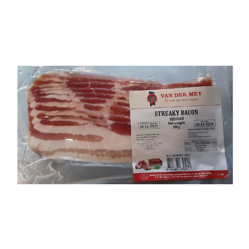 Pork Streaky Bacon Holland 200g - 200G