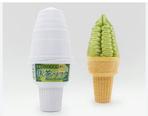 Soft Cream Matcha Cone - 170ML