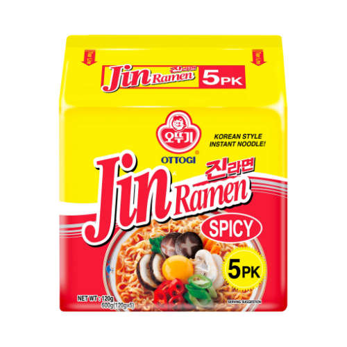 Jin Ramen Spicy Multi - 600G