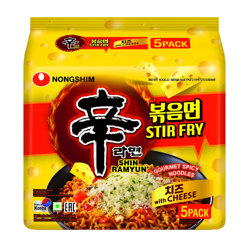 Shin Ramen Stirfry Cheese Bundle - 5/136G