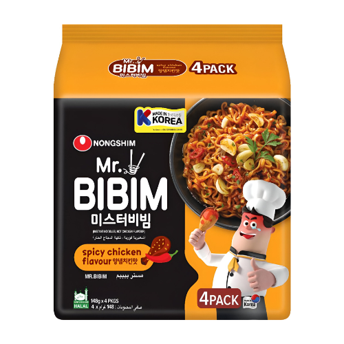 Mr Bibim Spicy Chicken Bundle - 4/148G