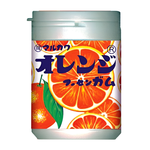 Orange Marble Gum Bottle - 130G
