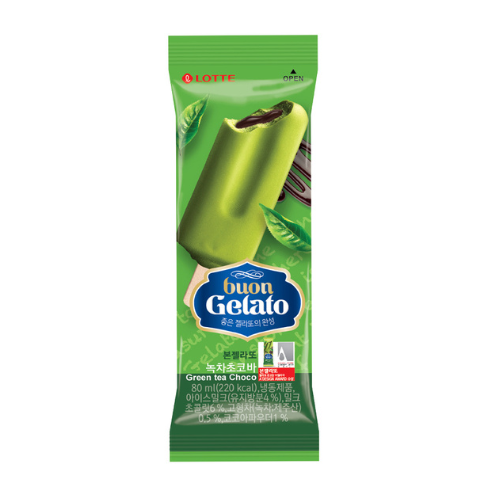 Buon Gelato Green Tea Chocolate - 80ML