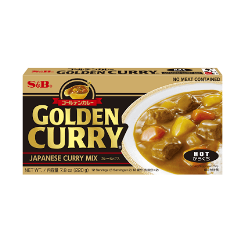 Golden Curry Hot - 220G S&b Condiments Singarea Online Asian Supermarket UAE