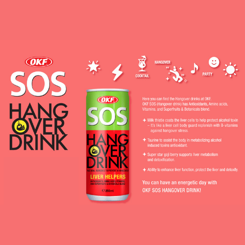 Hangover Drink OKF - 250ML OKF Beverage Singarea Online Asian Supermarket UAE
