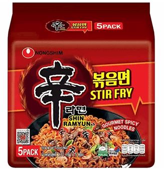 Shin Ramen Black Stir Fry Multi - 5/120G
