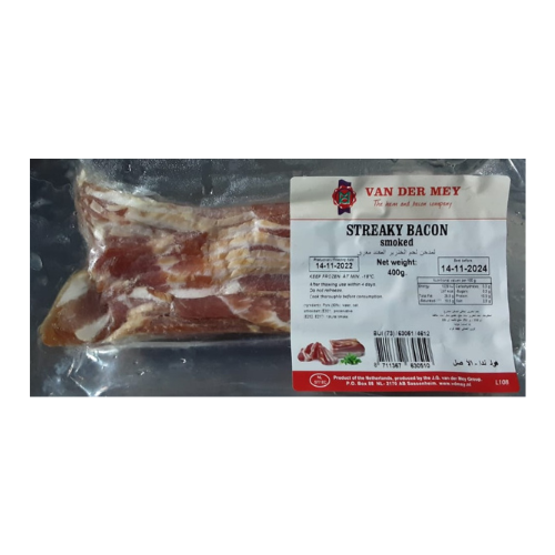 Pork Streaky Bacon Holland 400g