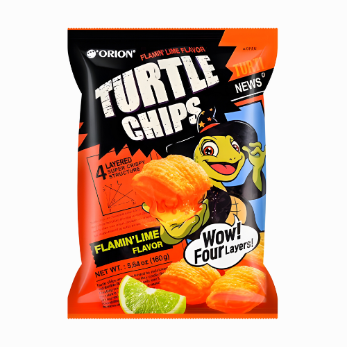 Turtle Chip Spicy - 160G