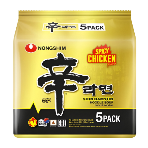 Shin Ramen Spicy Chicken - 5/120G (12/20/2024)