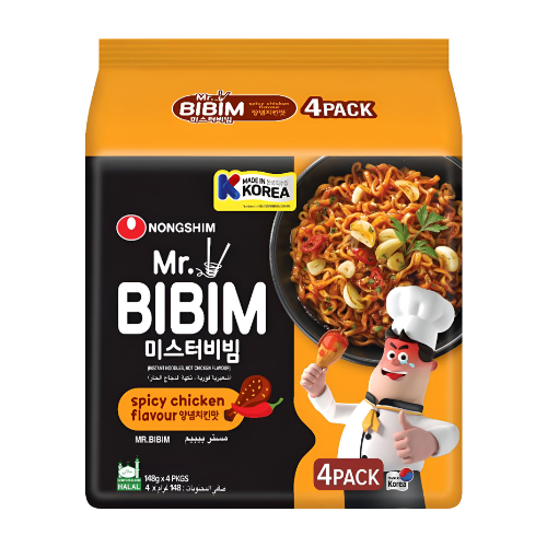 Mr Bibim Spicy Chicken Bundle - 4/148G (12/20/2024)