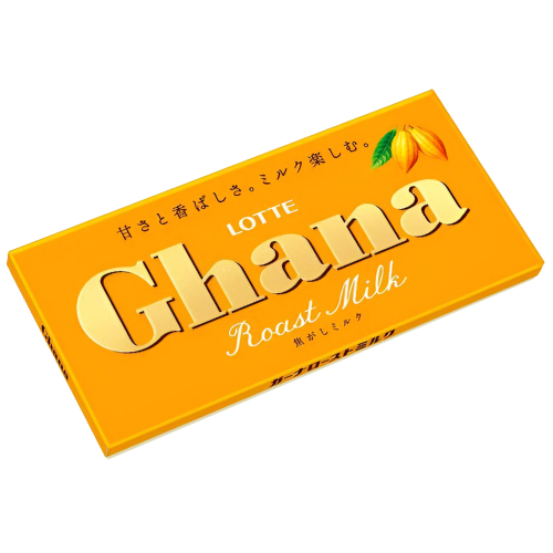 Roasted Milk Chocolate Lotte Ghana - 50G