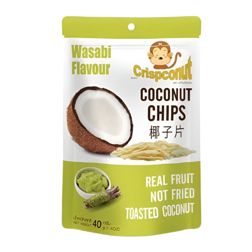 Crispconut Coconut Chips Wasabi Flavor - 40G
