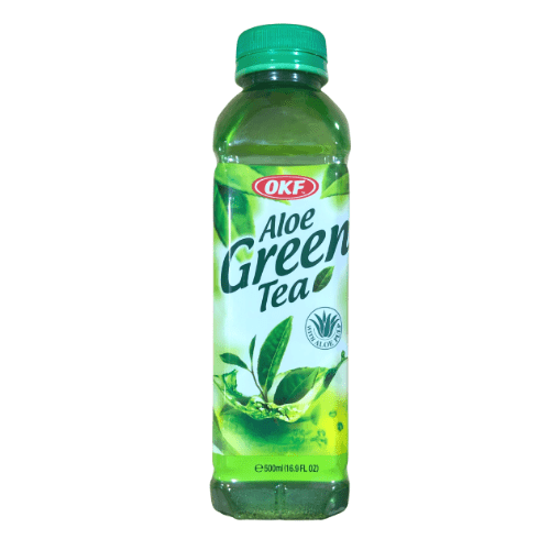 Aloe Green Tea OKF - 500ML OKF Beverage Singarea Online Asian Supermarket UAE
