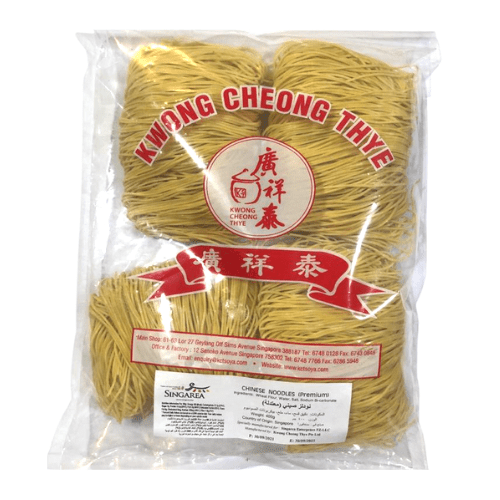Chinese Egg Noodles - 400G Kwong Chung Thye Noodles Singarea 온라인 아시아 슈퍼마켓 UAE