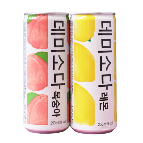 Demi Soda Peach - 250ML Dong-A Beverage Singarea Online Asian Supermarket UAE