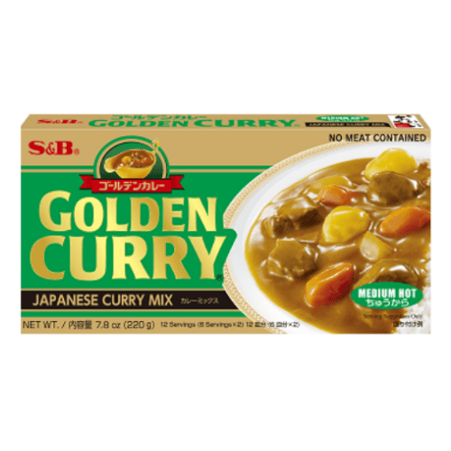 Golden Curry Medium - 220G S&b Condiments Singarea Online Asian Supermarket UAE