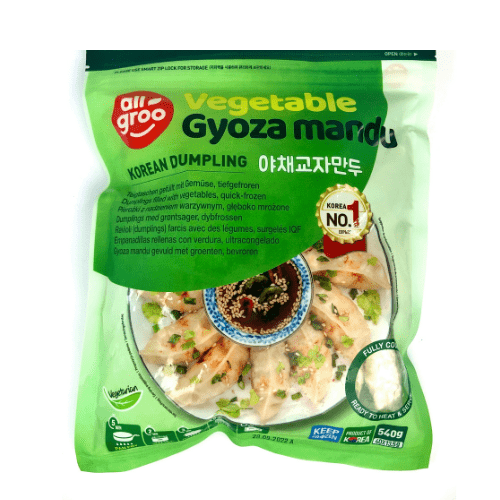 Gyoza Vegetable No Meat - 540G All Groo Ready Meals Singarea Online Asian Supermarket UAE