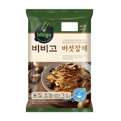 Mushroom Japchae Cj - 590G Bibigo Noodles Singarea Online Asian Supermarket UAE