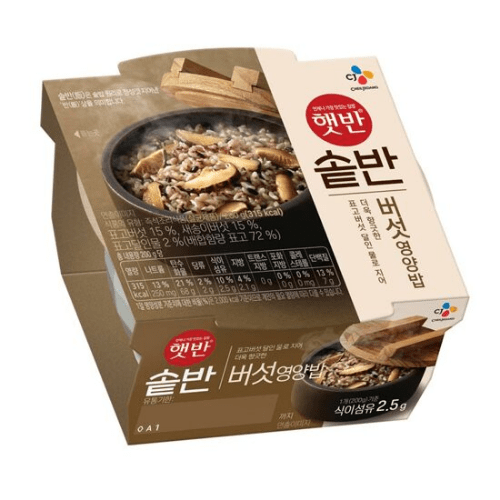 Mushroom Nutrition Rice - 200G (19-Apr-22) Cj Instant Food Singarea Online Asian Supermarket UAE