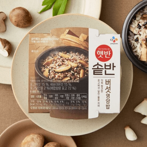 Mushroom Nutrition Rice - 200G (19-Apr-22) Cj Instant Food Singarea Online Asian Supermarket UAE