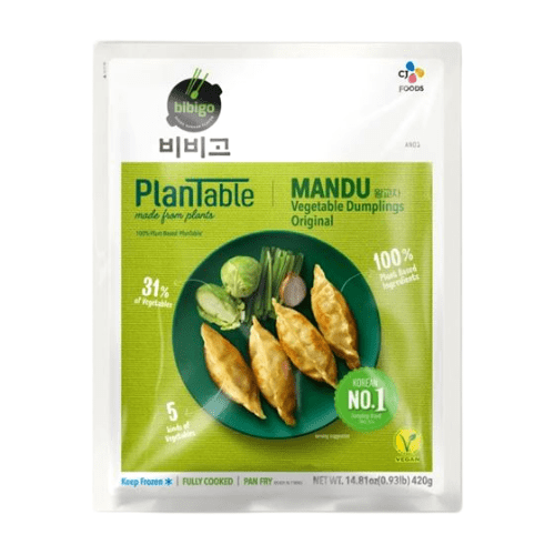Plantable Vegetable Dumplings Original - 420G Bibigo Ready Meals Singarea Online Asian Supermarket UAE