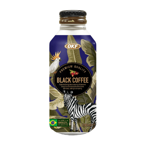 Premium Coffee Black OKF - 390ML OKF Beverage Singarea Online Asian Supermarket UAE