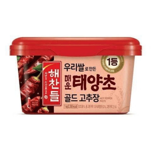 Red Pepper Paste Tyc Gold Spicy - 해찬들 우리 쌀 태양초 노동자 고추장 - 1KG (11-Sep-21) Cj Condiments Singarea Online Asian Supermarket UAE
