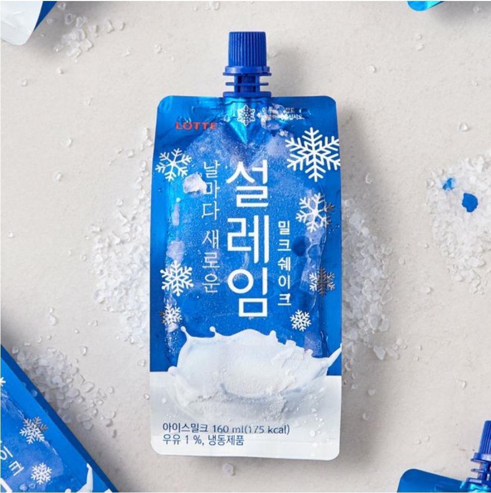 설림밀크쉐이크 - 설렘밀크쉐이크 - 160ML 롯데제과 Singarea Online Asian Supermarket UAE