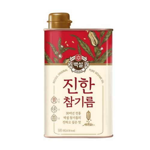 백설 참기름 - 500ML 백설 조미료 Singarea Online Asian Supermarket UAE