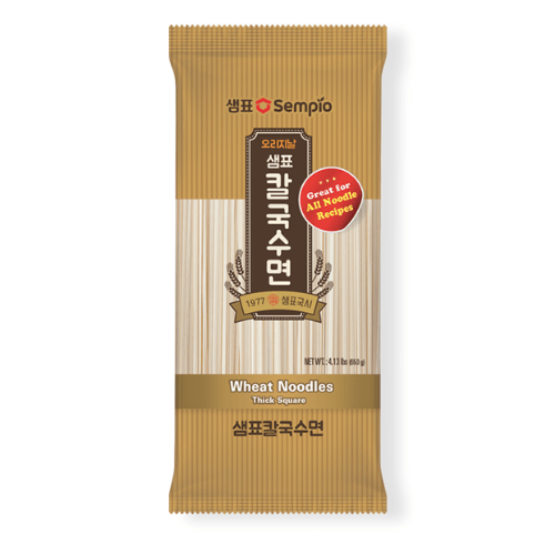 Wheat Noodle Thick Square - 650G Sempio Noodles Singarea Online Asian Supermarket UAE